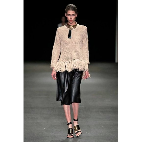 By Malene Birger Sweaters - Malene Birger chunky knit fringed sweater